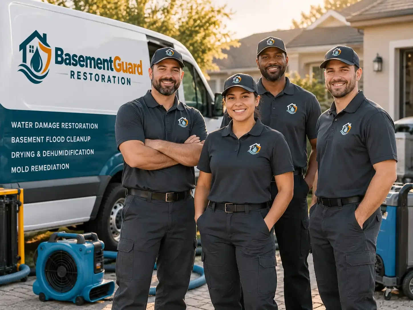 Basement Water Damage Restoration company in Cool, CA